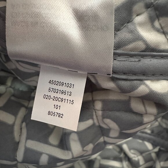 Chico's Quilted Button Chore Barn Jacket Gray Women's size SMALL 4/6 - Picture 7 of 7